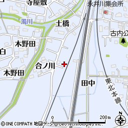 福島県福島市永井川田中19-8周辺の地図