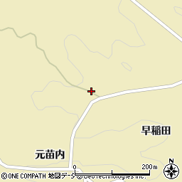 福島県伊達市月舘町糠田萩平山周辺の地図