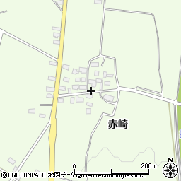 福島県喜多方市熱塩加納町山田赤崎甲周辺の地図