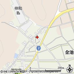 新潟県新潟市西蒲区金池332周辺の地図