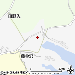 福島県南相馬市鹿島区北海老藤金沢周辺の地図