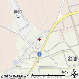 新潟県新潟市西蒲区金池337周辺の地図