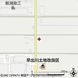 新津村松線周辺の地図