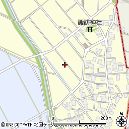 新潟県新潟市西蒲区針ケ曽根周辺の地図