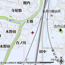 福島県福島市永井川田中29-9周辺の地図