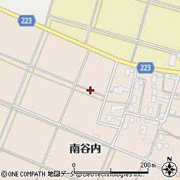 新潟県新潟市西蒲区南谷内周辺の地図