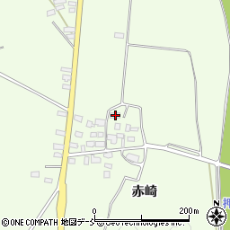 福島県喜多方市熱塩加納町山田赤崎甲247周辺の地図