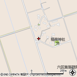 新潟県五泉市中川新3988-6周辺の地図