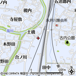 福島県福島市永井川田中30-9周辺の地図