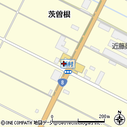 新潟県新潟市南区茨曽根周辺の地図