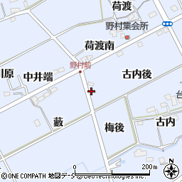 福島県福島市荒井（藪）周辺の地図