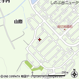 福島県福島市上鳥渡しのぶ台77周辺の地図