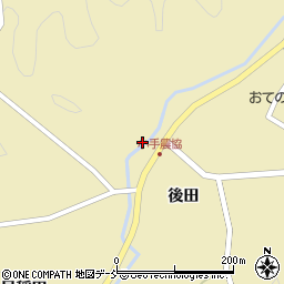 福島県伊達市月舘町糠田北ケ作周辺の地図