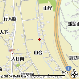 福島県福島市伏拝山合57周辺の地図