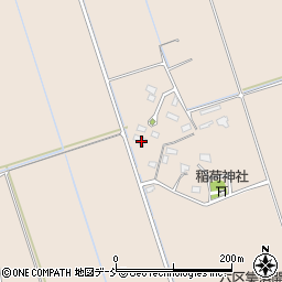 新潟県五泉市中川新3988-1周辺の地図