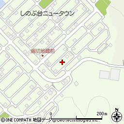 福島県福島市上鳥渡しのぶ台62周辺の地図
