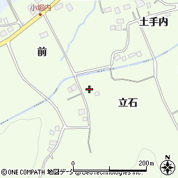 福島県福島市上鳥渡立石周辺の地図