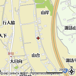 福島県福島市伏拝山合59-11周辺の地図
