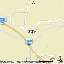 新潟県東蒲原郡阿賀町岩谷周辺の地図