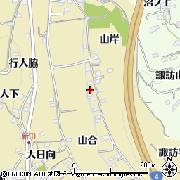福島県福島市伏拝山合59-8周辺の地図