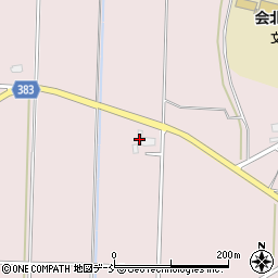 福島県喜多方市熱塩加納町米岡（中和田）周辺の地図