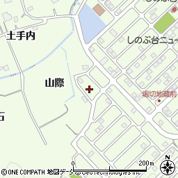 福島県福島市上鳥渡しのぶ台73周辺の地図