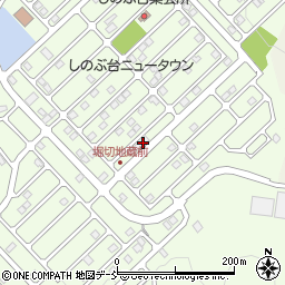 福島県福島市上鳥渡しのぶ台50周辺の地図