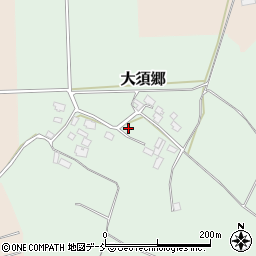 新潟県五泉市大須郷周辺の地図