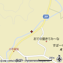 福島県伊達市月舘町糠田柿ノ内周辺の地図