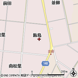 福島県福島市大森（飯島）周辺の地図