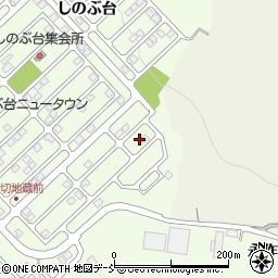 福島県福島市上鳥渡しのぶ台69周辺の地図