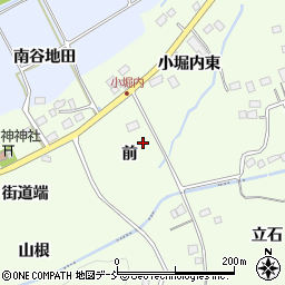 福島県福島市上鳥渡前周辺の地図