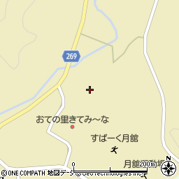 福島県伊達市月舘町糠田天平周辺の地図