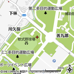 福島県福島市佐原（下林前）周辺の地図