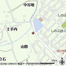 福島県福島市上鳥渡しのぶ台71周辺の地図