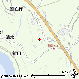 福島県福島市渡利新田周辺の地図