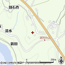 福島県福島市渡利（新田）周辺の地図