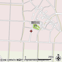 新潟県新潟市西蒲区西中485-1周辺の地図