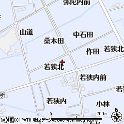 福島県福島市荒井姥壇周辺の地図