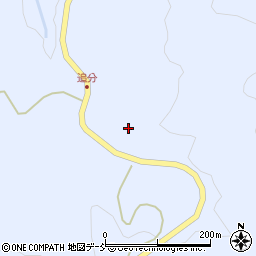 福島県伊達市霊山町上小国吉田周辺の地図