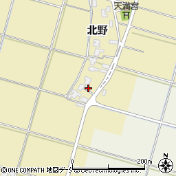 新潟県新潟市西蒲区北野481周辺の地図