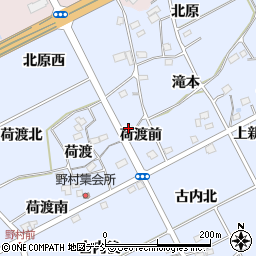 福島県福島市荒井荷渡前周辺の地図