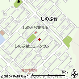 福島県福島市上鳥渡しのぶ台46周辺の地図