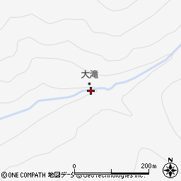 大滝周辺の地図