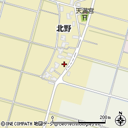 新潟県新潟市西蒲区北野483周辺の地図