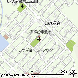 福島県福島市上鳥渡しのぶ台45周辺の地図