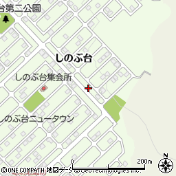 福島県福島市上鳥渡しのぶ台16周辺の地図