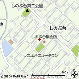 福島県福島市上鳥渡しのぶ台44周辺の地図