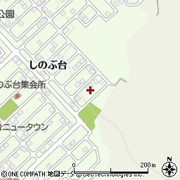 福島県福島市上鳥渡しのぶ台17周辺の地図