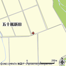 新潟県五泉市五十嵐新田周辺の地図